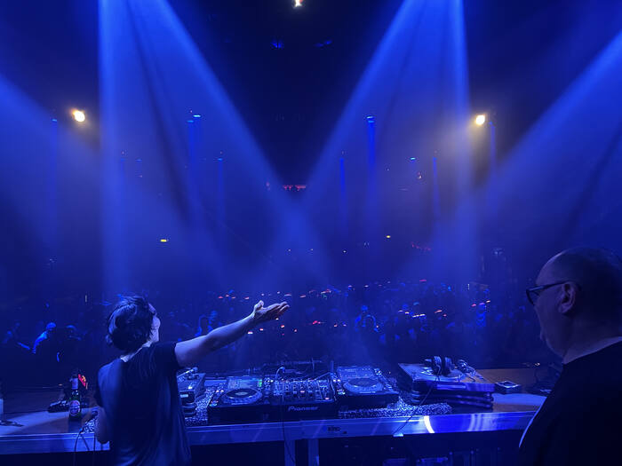 DJ Performance mit Lasershow