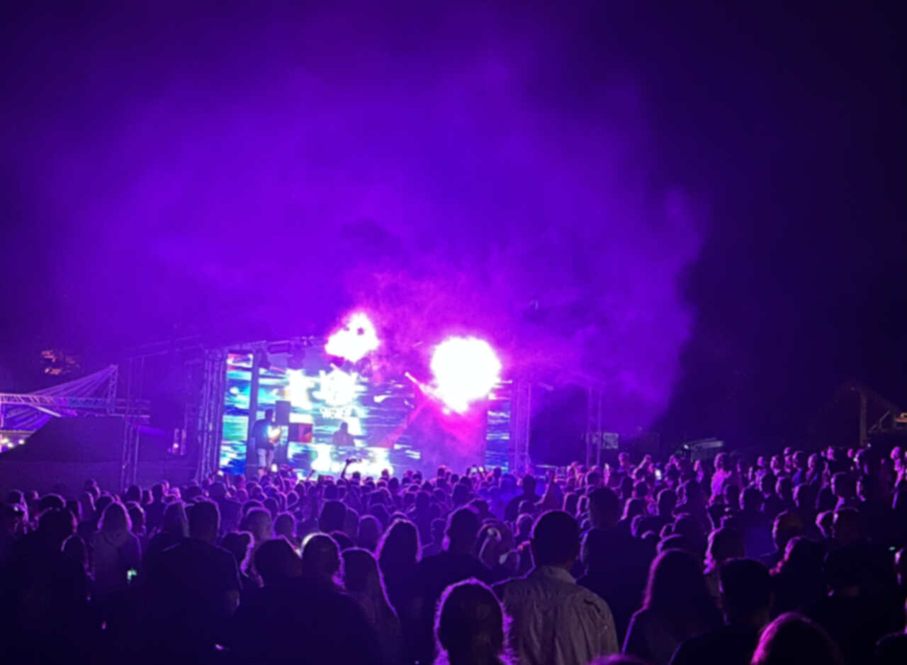 Outside World Festival Crowd
